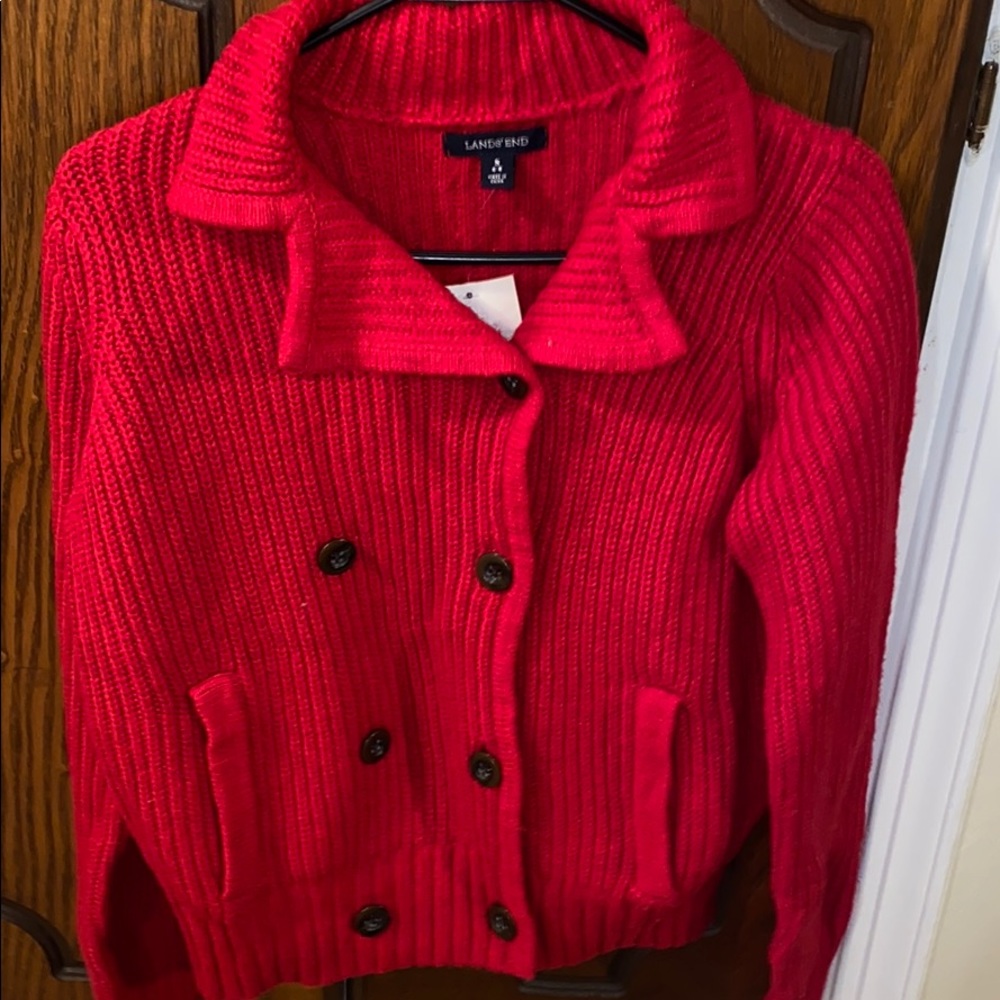 Button up knitted sweater!